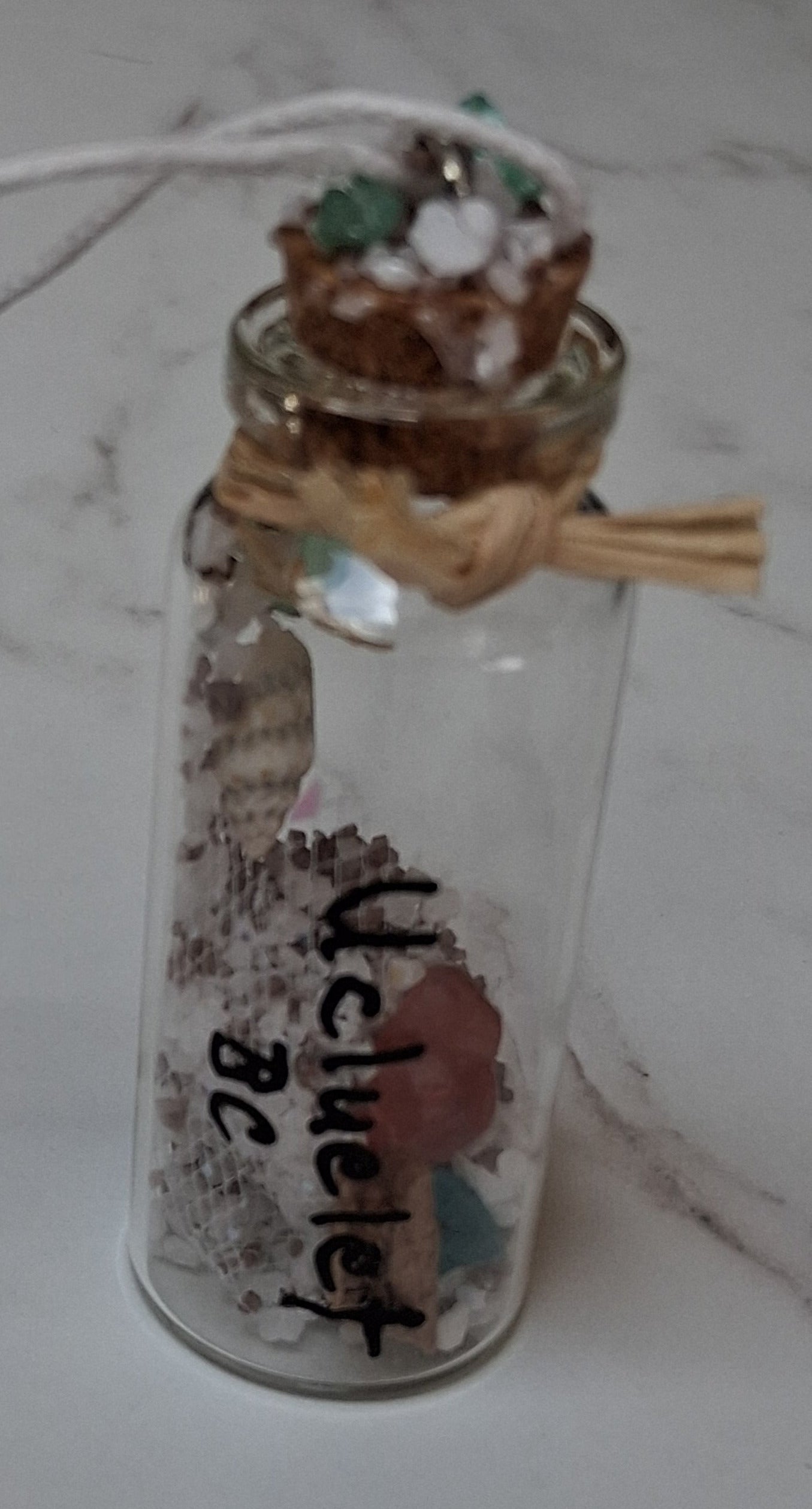 Glass Bottle Ornament - customized!