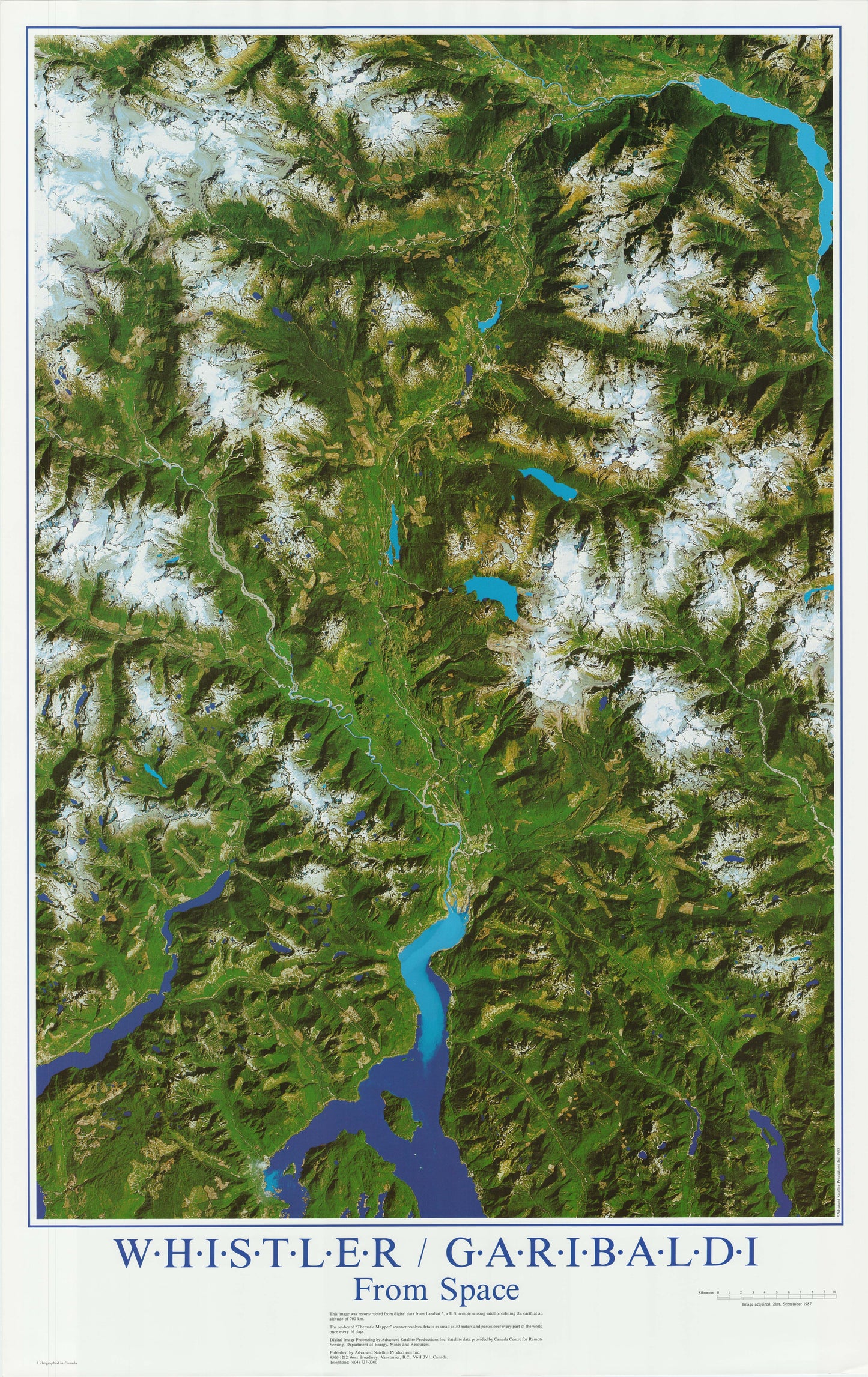 C11 Whistler-Garibaldi BC, poster map