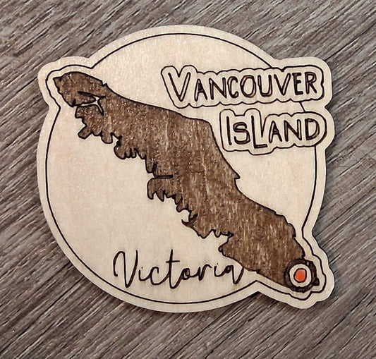 VI on round Wood - customized!