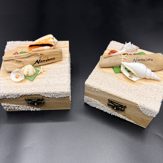 Treasure Box wood decorated