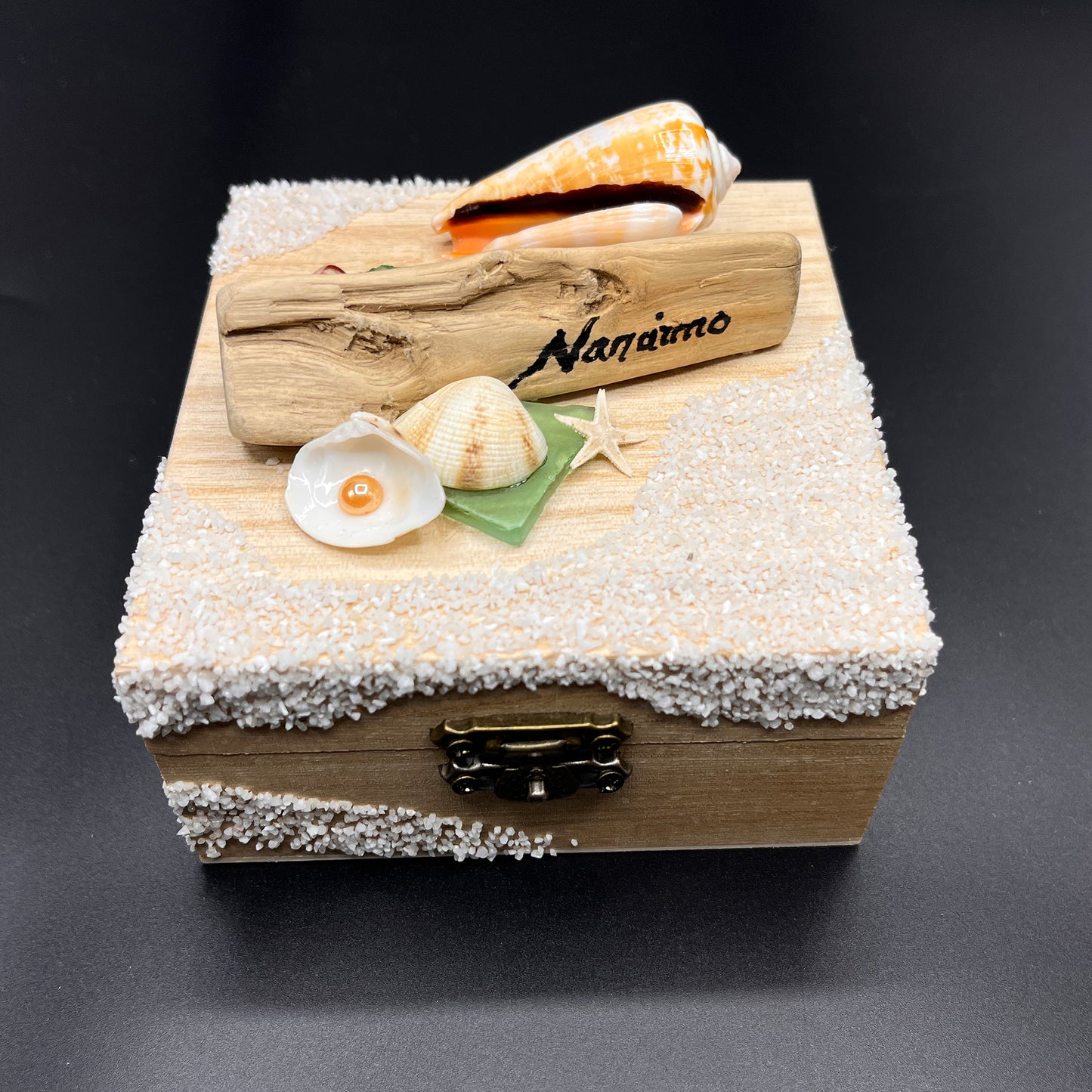 Treasure Box wood decorated