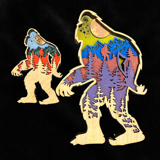 Sasquatch Layered Wood