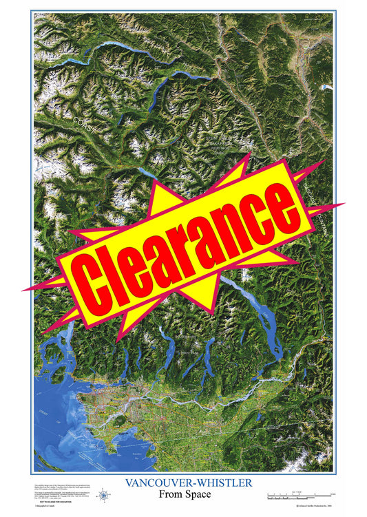 C16 Vancouver to Whistler BC, poster map