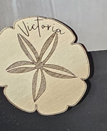 Sand dollar Wood - customized!