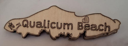 Vancouver Island shape Wood - customized!
