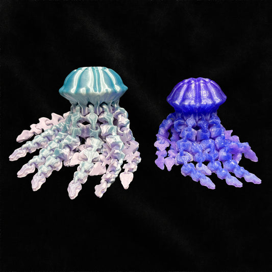3D Printed Jellyfish medium and small