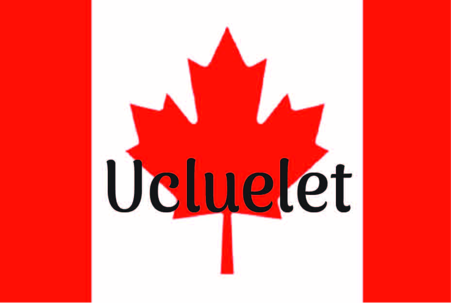 MD010 Ucluelet on Canada Flag