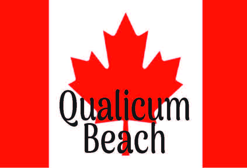 ML010 Qualicum Beach on Canada Flag