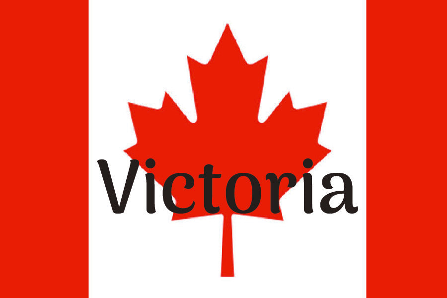 MS010 Victoria on Canada Flag