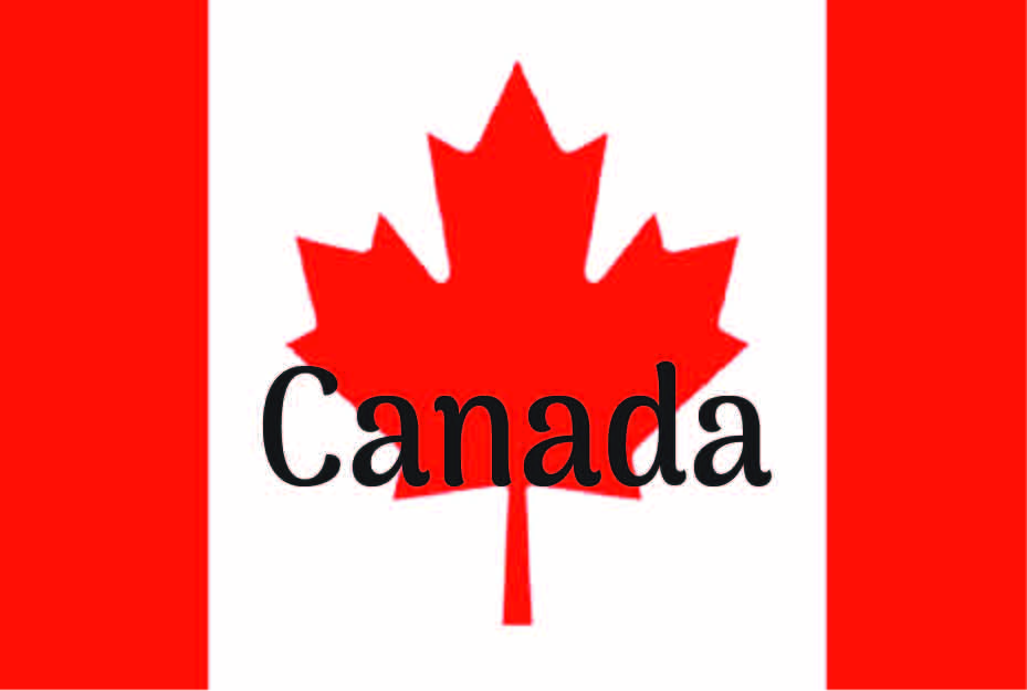 MZ010 Canada on Canada Flag