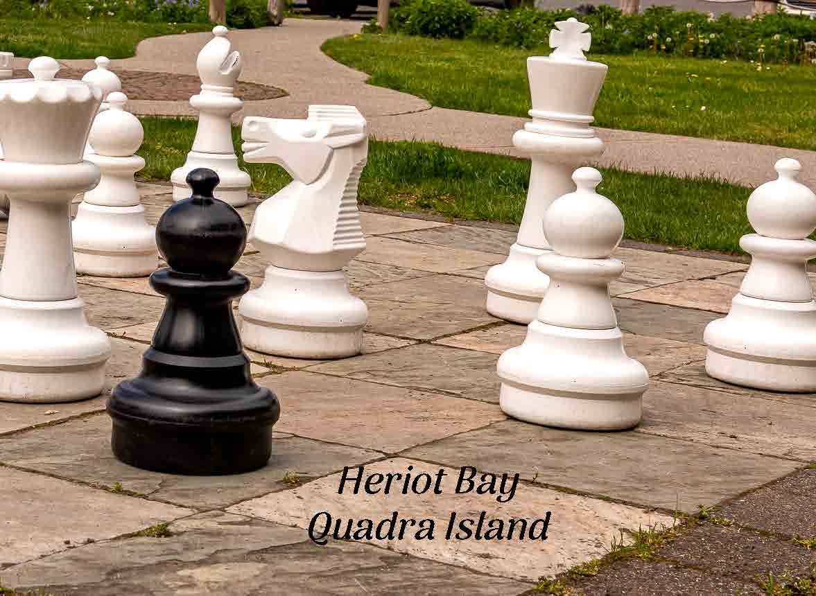 PG204 Heriot Bay lawn chess