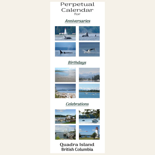 CG001 Quadra Island Perpetual Calendar