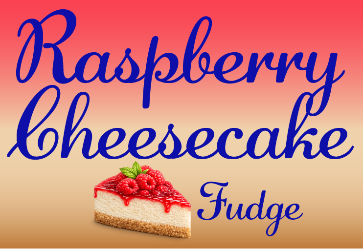 F3600 Raspberry Cheesecake Fudge-To-Go