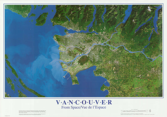 C25 Vancouver BC, wall map