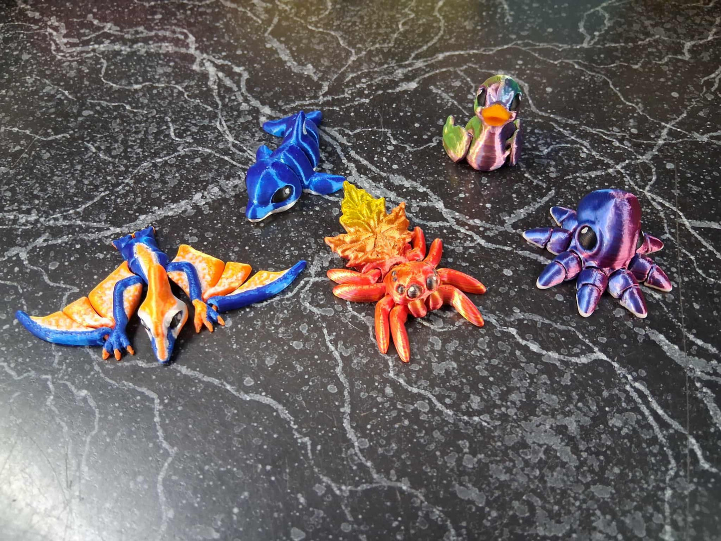 3D Printed mini animals