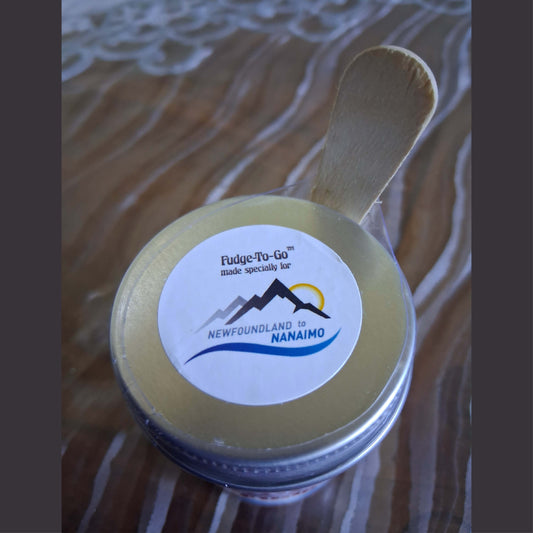 Fudge-To-Go custom label top
