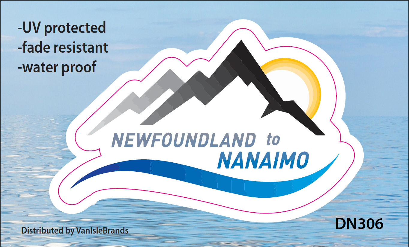 DN306 Newfoundland to Nanaimo 4" (custom decal)