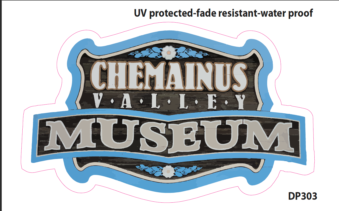 DP303 Chemainus Museum 4" (custom decal)