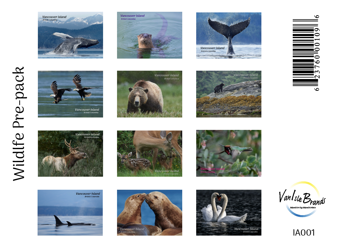 IA001 Wildlife of Vancouver Island Pre-pack