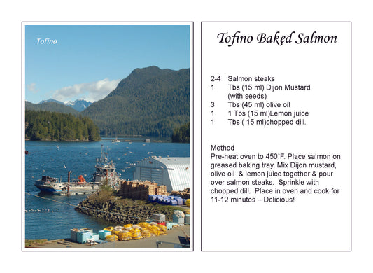 PC708 /P232 Recipe Tofino Baked Salmon