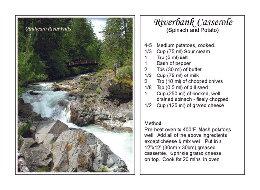 PL705 /P228 Recipe Riverbank Casserole