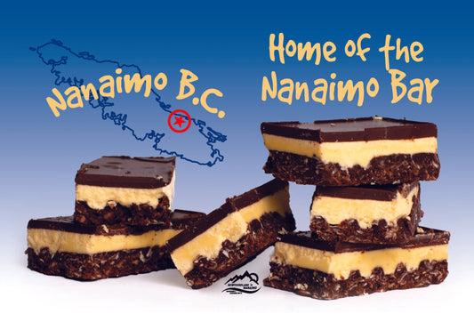 PN011 /PN807 Nanaimo Bar Postcard with recipe