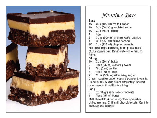 PN705 /P244 1 Recipe Nanaimo Bars