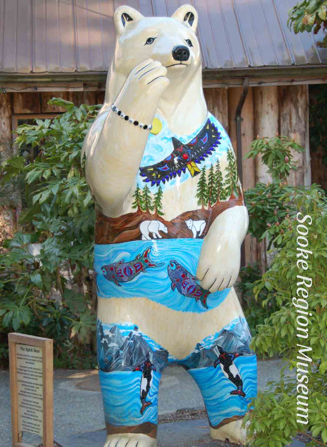 PR012 /P267 Spirit Bear, Sooke Region Museum